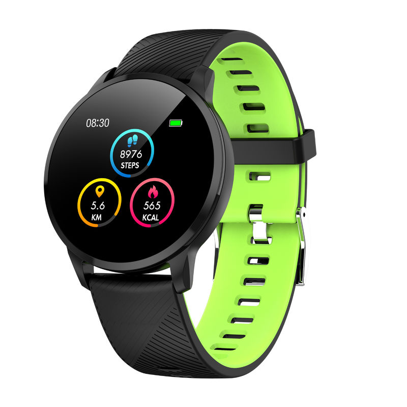 Perseguidor redondo Smartwatch de la aptitud de la prenda impermeable de Bluetooth de la pantalla